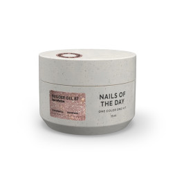Гель будівельний Nails Of The Day Builder Gel 087 нюдовий з опаловим блиском світловідбиваючий 15 мл
