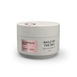 Гель будівельний Nails Of The Day Builder Gel 092 нюдово-персиковий світловідбиваючий 15 мл