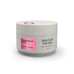 Гель будівельний Nails Of The Day Builder Gel 093 ніжно-рожевий світловідбиваючий 15 мл