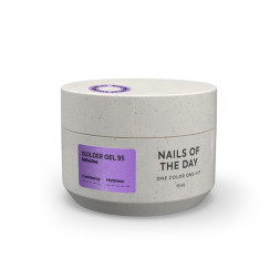 Гель будівельний Nails Of The Day Builder Gel 095 ліловий світловідбиваючий 15 мл