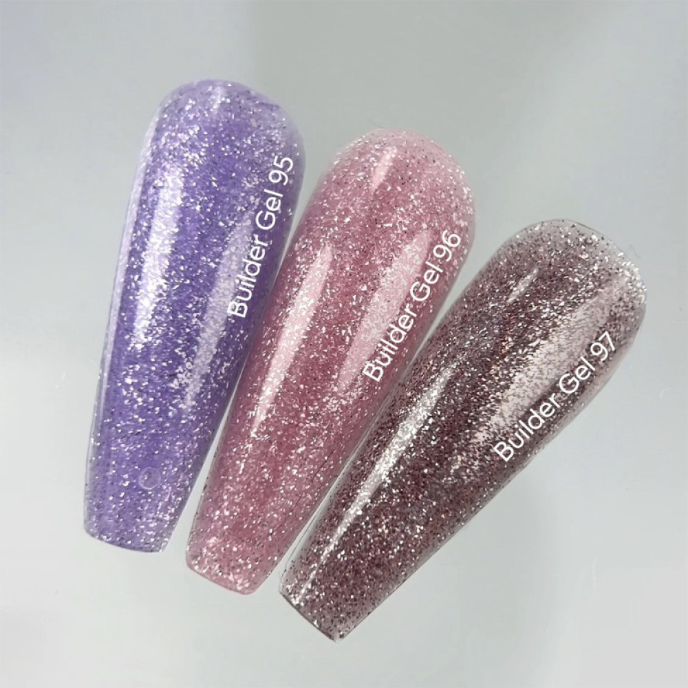 Гель строительный Nails Of The Day Builder Gel 097 коричневый светоотражающий 15 мл