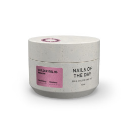 Гель будівельний Nails Of The Day Builder Gel 096 рожевий світловідбиваючий 15 мл