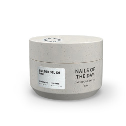 Гель строительный Nails Of The Day Builder Gel 101 молочный с поталью 15 мл