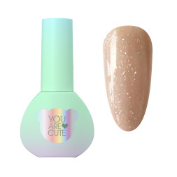 Рідкий гель You Are Cute Bottle Gel 07 для зміцнення та моделювання з шимером 5 мл