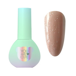 Рідкий гель You Are Cute Bottle Gel 09 для зміцнення та моделювання з шимером 5 мл
