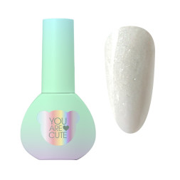 Рідкий гель You Are Cute Bottle Gel 10 для зміцнення та моделювання з шимером 5 мл