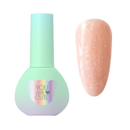 Рідкий гель You Are Cute Bottle Gel 11 для зміцнення та моделювання з шимером 5 мл