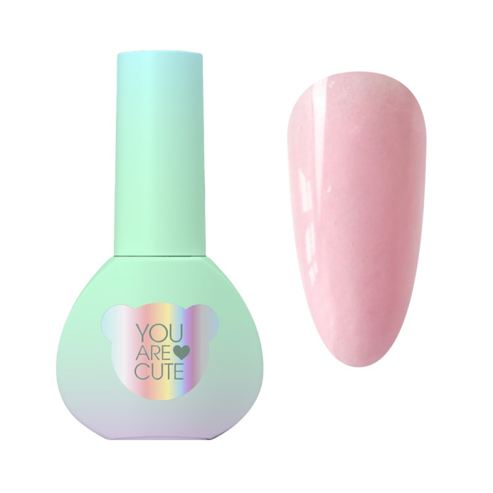 Рідкий гель You Are Cute Bottle Gel 12 для зміцнення та моделювання з шимером 5 мл