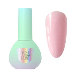 Рідкий гель You Are Cute Bottle Gel 12 для зміцнення та моделювання з шимером 5 мл