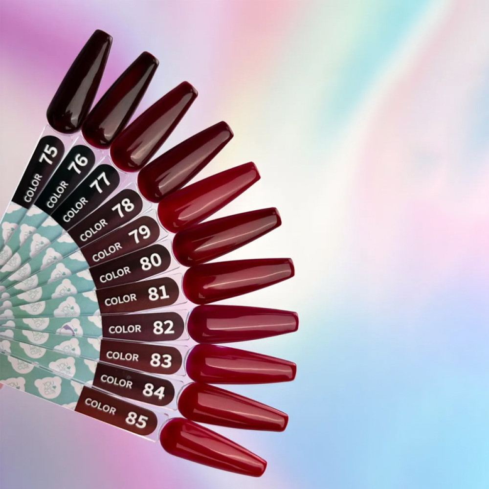 Гель-лак You Are Cute Color Gel 077 вишневий сироп 5 мл