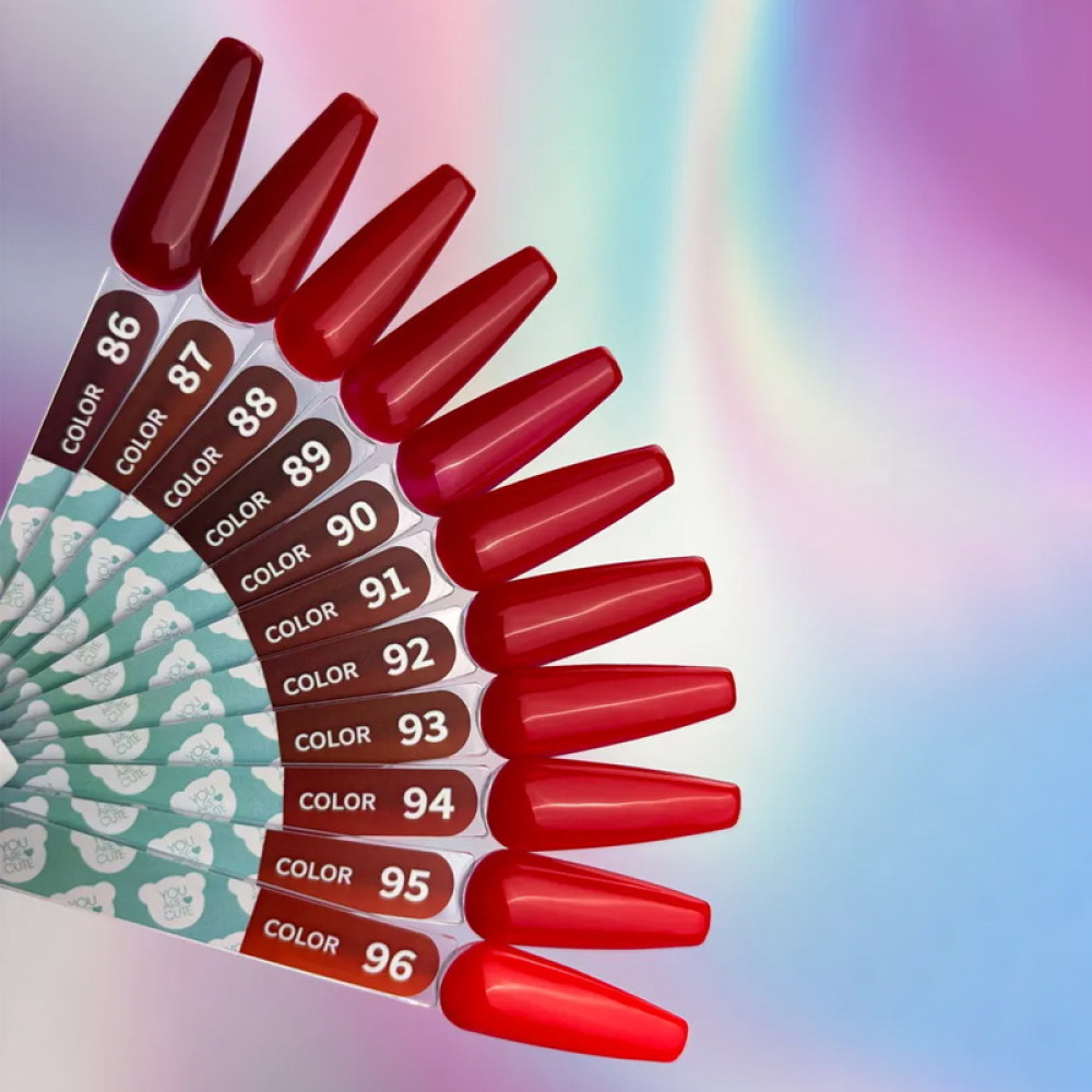 Гель-лак You Are Cute Color Gel 093 червоний шовк 5 мл