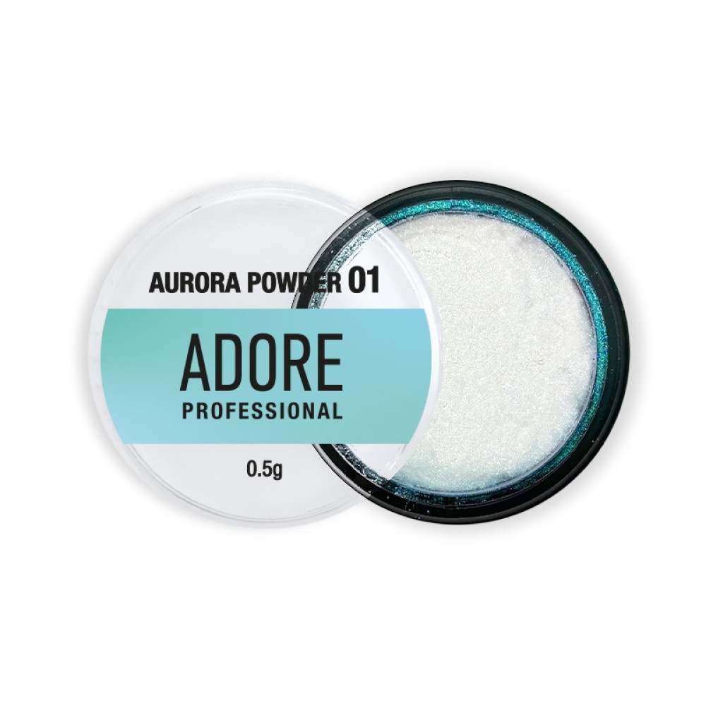 Втирання-хамелеон Adore Professional Aurora Powder 01 прозора перлинно-персикова 0.5 г