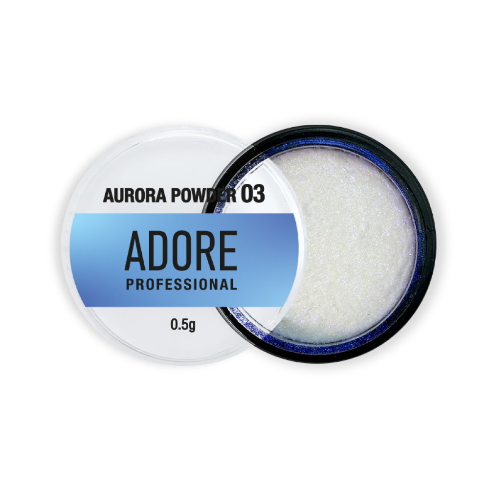 Втирання-хамелеон Adore Professional Aurora Powder 03 прозора золотисто-жовта 0.5 г
