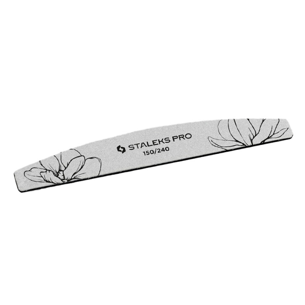 Пилка для ногтей Staleks PRO Expert 40 150/240 полумесяц