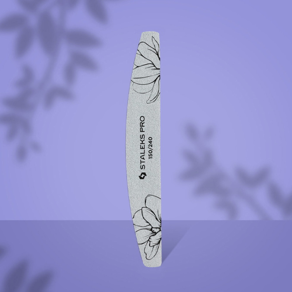 Пилка для ногтей Staleks PRO Expert 40 150/240 полумесяц