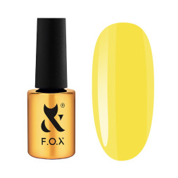 Рідкий акрил-гель F.O.X Aсryl Gel Bottle 030 для зміцнення та моделювання жовтий 14 мл
