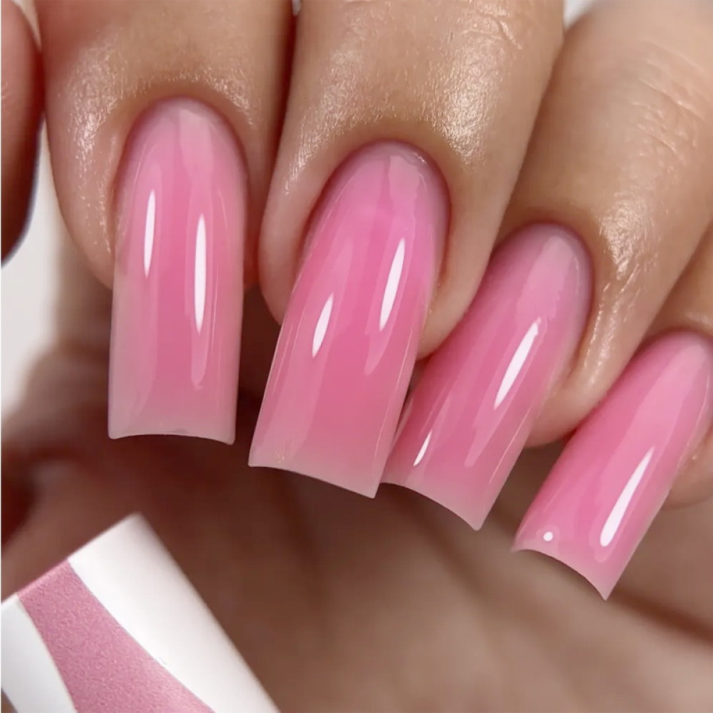 Рідкий гель JOIA vegan PolyLiquid Gel Bubble Vibe для зміцнення та моделювання ніжно-рожевий 8 мл
