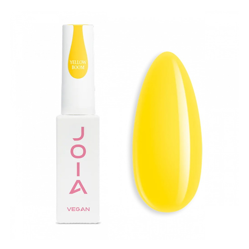Рідкий гель JOIA vegan PolyLiquid Gel Yellow Boom для зміцнення та моделювання жовтий напівпрозорий 8 мл