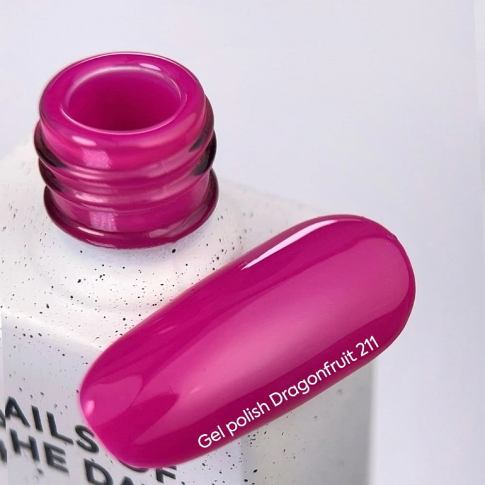 Гель-лак Nails Of The Day 211 Dragonfruit пурпурно-рожевий 10 мл