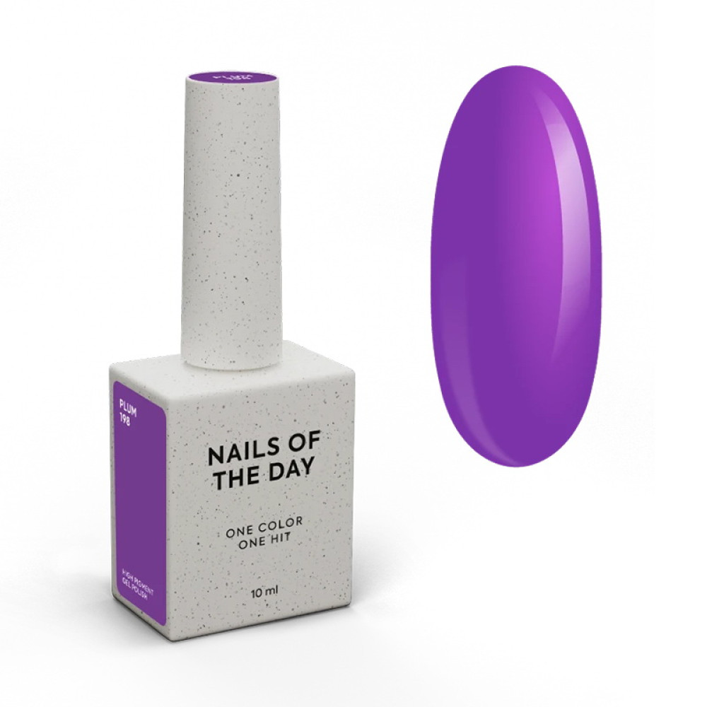 Гель-лак Nails Of The Day 198 Plum сливово-фіолетовий 10 мл