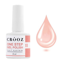 Гель-лак однофазный Crooz One Step 11 клубнично-персиковый 8 мл