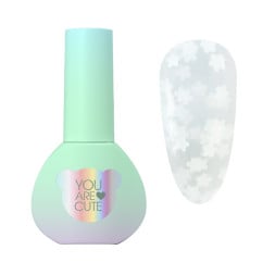 Рідкий гель You Are Cute Bottle Gel 23 для зміцнення та моделювання з декором 5 мл