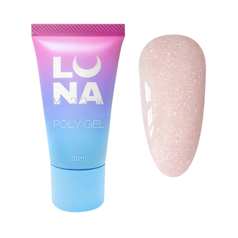 Полигель Luna Poly Gel 15 с шиммером 30 мл