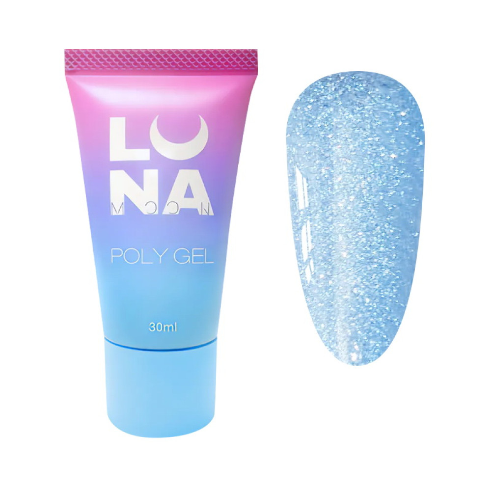 Полигель Luna Poly Gel 17 с шиммером 30 мл