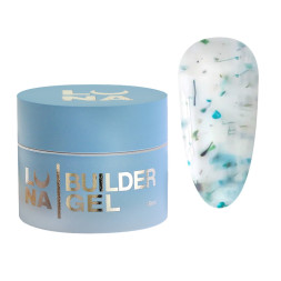 Гель для наращивания Luna Flower Gel 03 с сухоцветами 15 мл