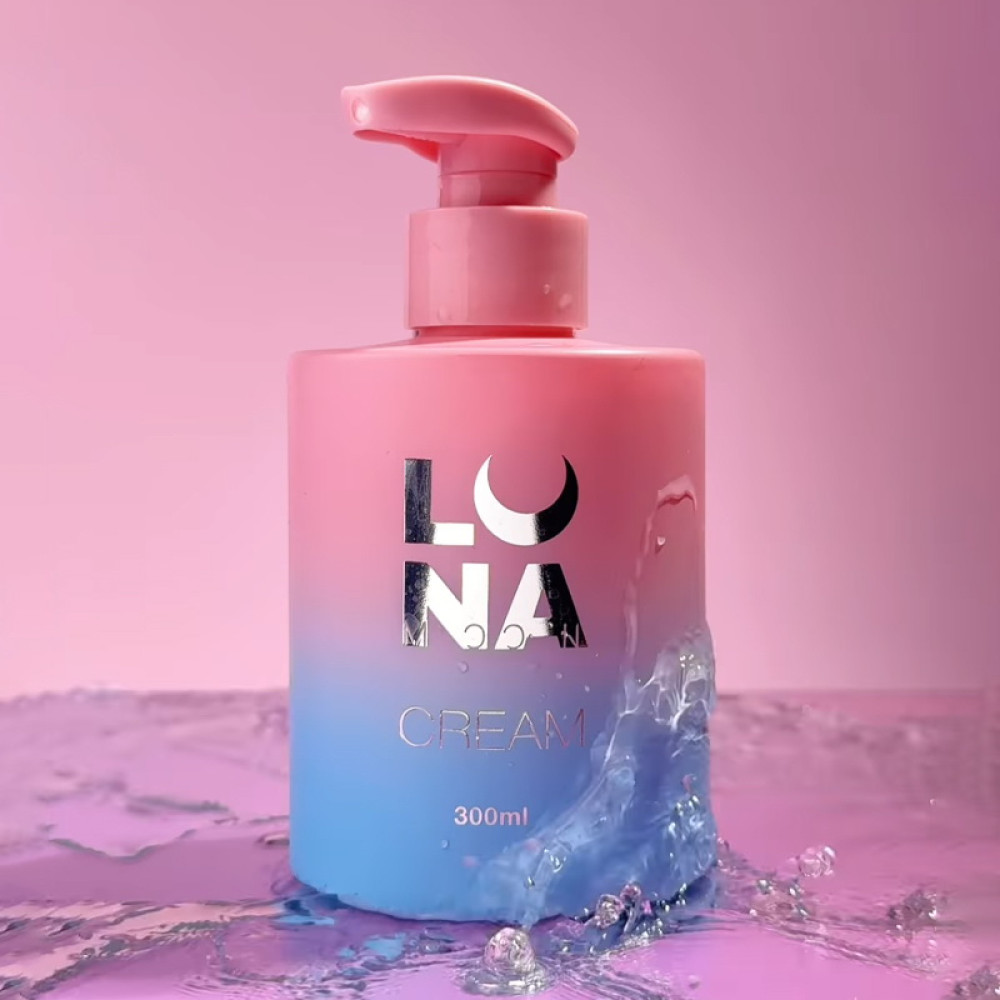 Крем для рук Luna Hand Cream Strawberry Dessert ламелярний зволожуючий з ароматом полуниці з вершками 300 мл