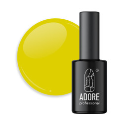 Гель-лак Adore Professional Marble Glass MG-37 Sulphur яскраво-жовтий вітражний 8 мл