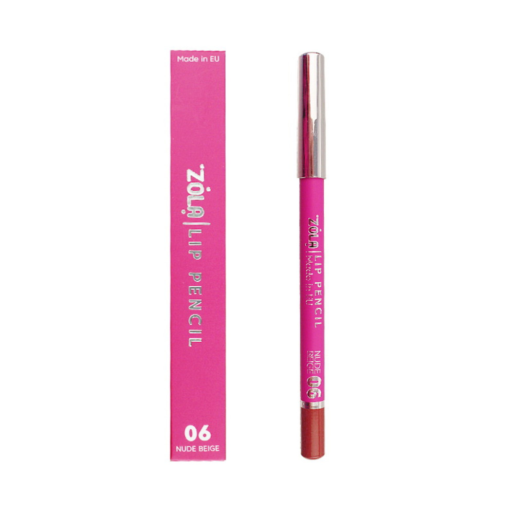 Карандаш для губ ZOLA Lip Pencil 06 Nude Beige