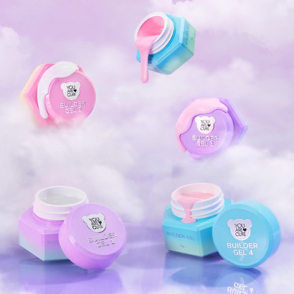 Гель для наращивания You Are Cute Builder Gel 02 белый 15 мл
