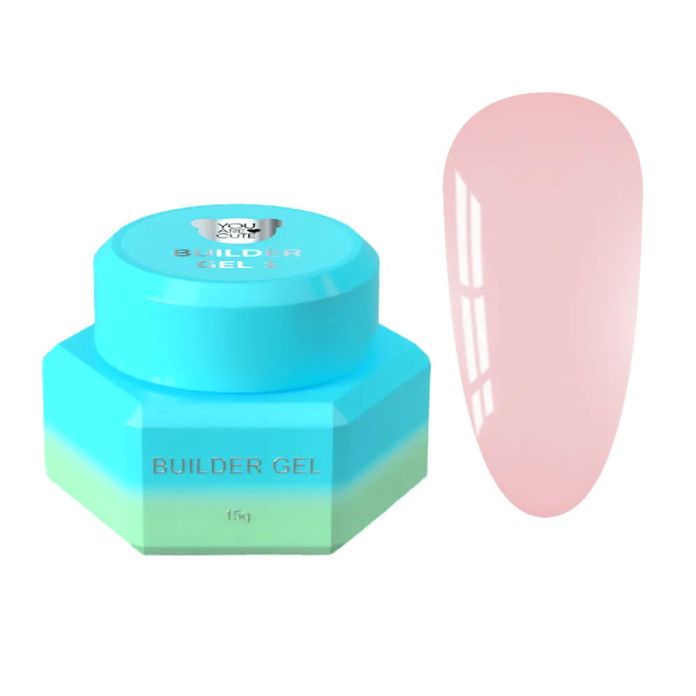 Гель для наращивания You Are Cute Builder Gel 04 светлый персиково-розовый 15 мл