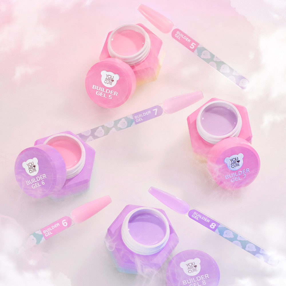 Гель для наращивания You Are Cute Builder Gel 06 пастельный розовый 15 мл