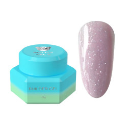 Жидкий гель You Are Cute Bottle Gel 08 для укрепления и моделирования лиловый с шиммером 15 мл