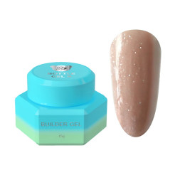 Жидкий гель You Are Cute Bottle Gel 09 для укрепления и моделирования нюд с шиммером 15 мл