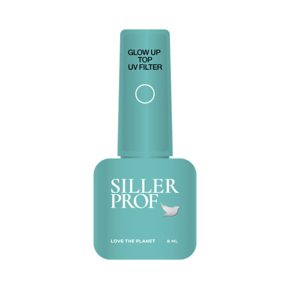 Топ для гель-лаку без липкого шару Siller Professional Top Glow Up UV-filter  8 мл