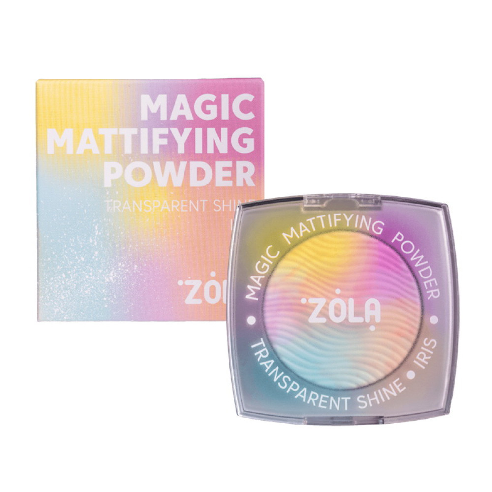 Пудра для лица ZOLA Magic Mattifying Powder Transparent Shine Iris матирующая 5  г