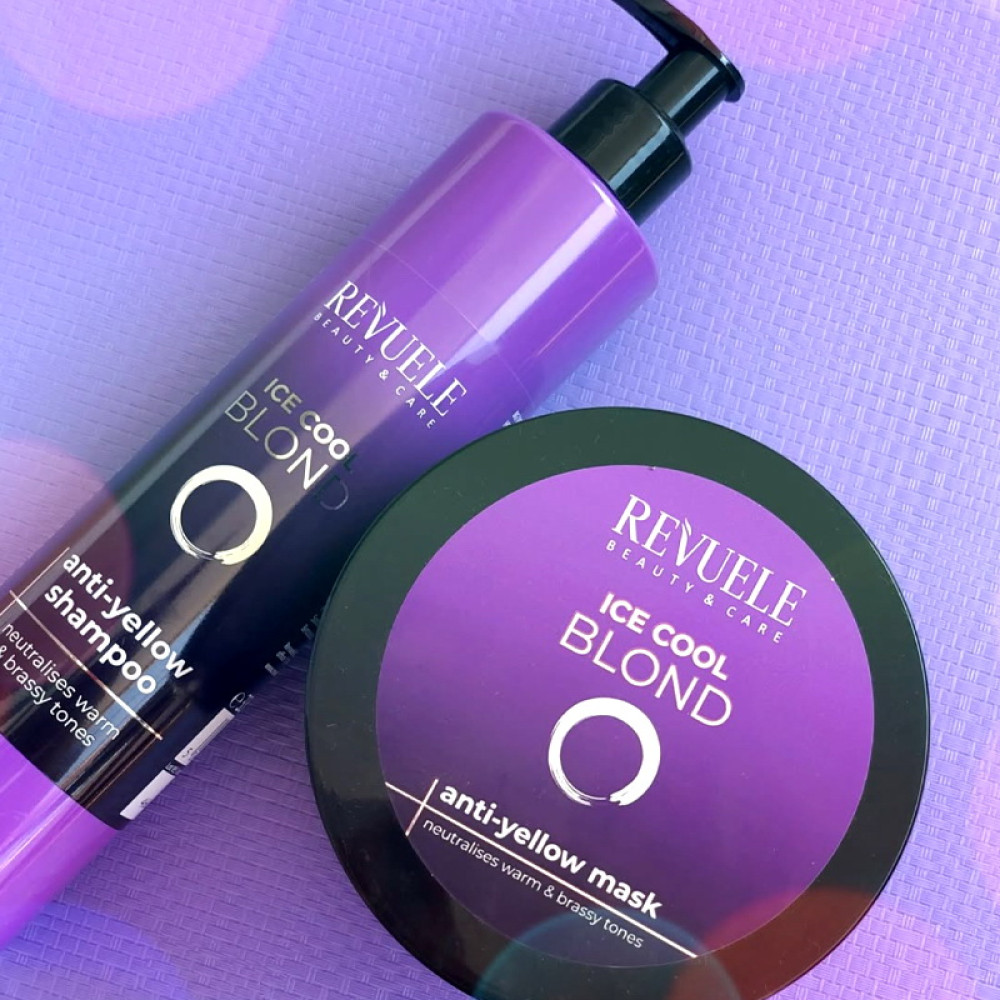Маска для волосся Revuele Ice Cool Blond Anti-Yellow Hair Mask нейтралізація жовтизни 500 мл