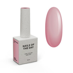 База камуфлююча Nails Of The Day Cover Base New Formula Light Pigment 46 напівпрозорий припилено-рожевий 10 мл