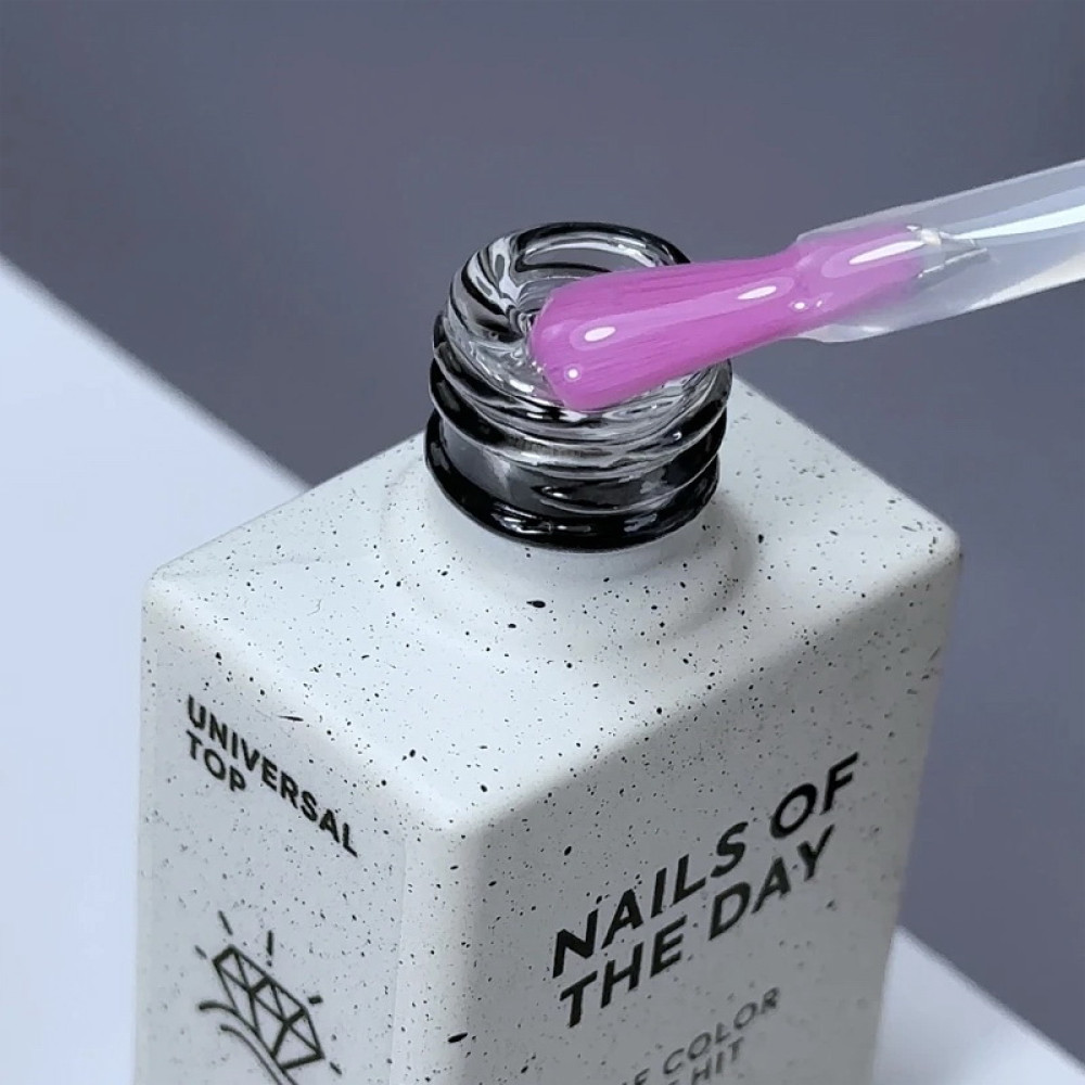 Топ глянсовий без липкого шару Nails Of The Day Glossy Top Universal No Wipe Minimum UV 10 мл