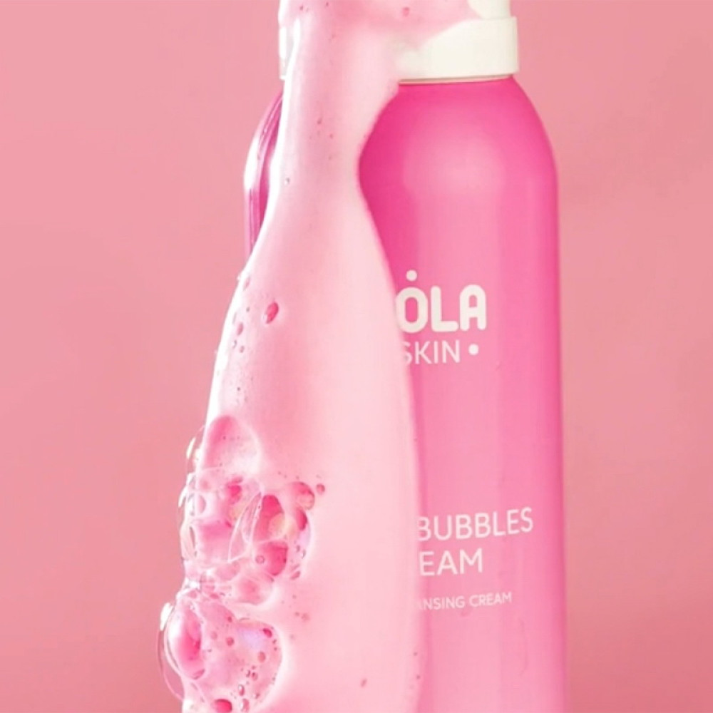 Крем-пінка для вмивання ZOLA Pinky Bubbles Cream з ніацинамідом та вітамінами E та B6 150 мл