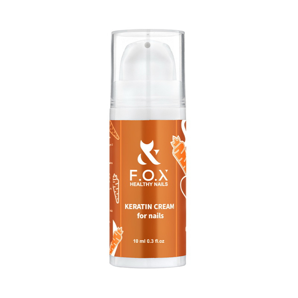 Крем для нігтів F.O.X Keratin Cream For Nails кератиновий 10 мл