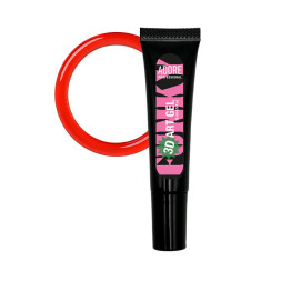 Гель для дизайну Adore Professional Funky Art 3D Gel 10 Red Glass без липкого шару червоний вітраж 15 мл