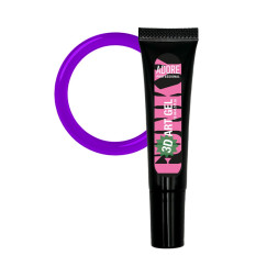 Гель для дизайну Adore Professional Funky Art 3D Gel 18 Purple Glass без липкого шару фіалковий вітраж 15 мл