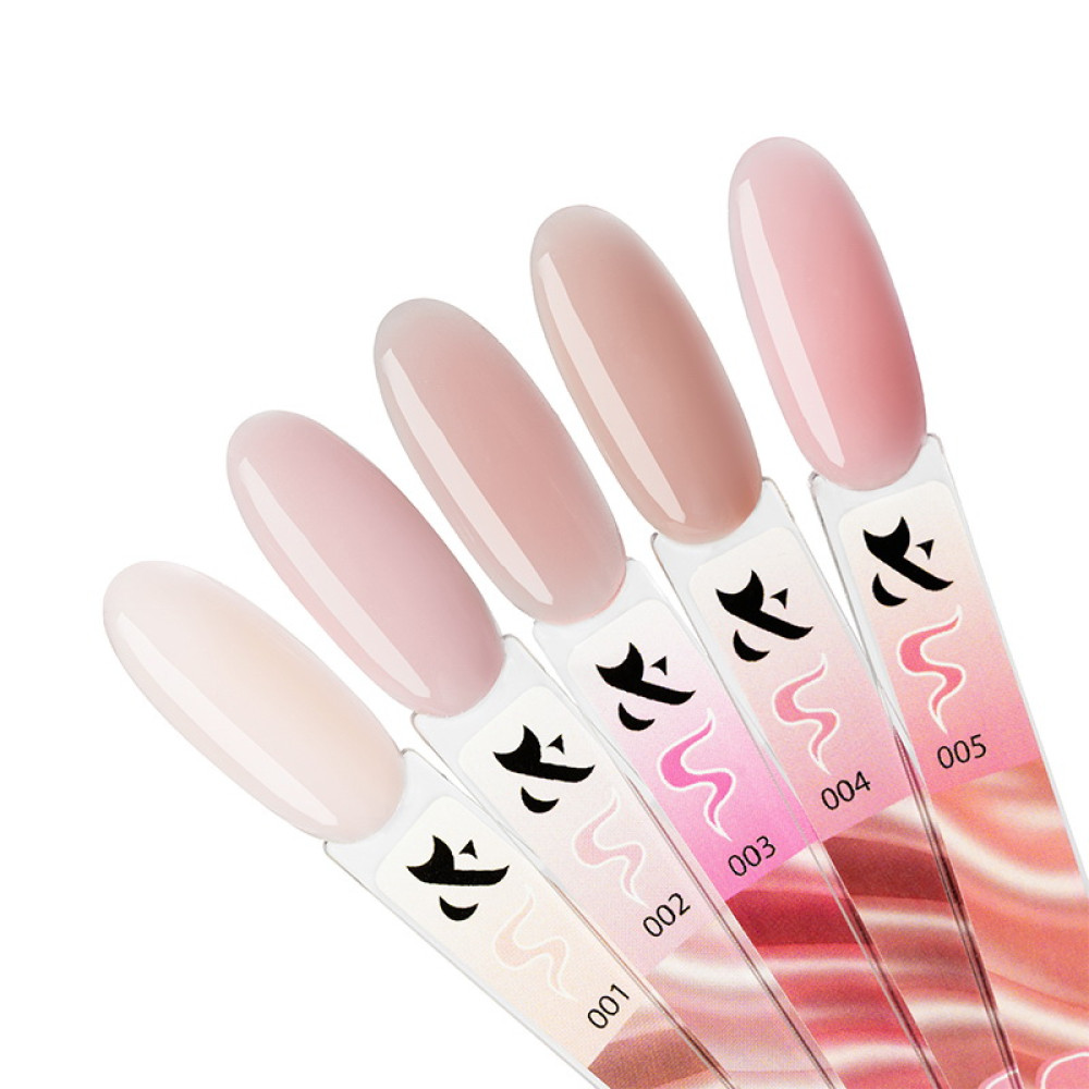 Акрил-гель F.O.X Aсryl Gel Silk 003 середньо-рожевий 20 мл