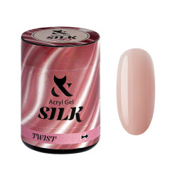 Акрил-гель F.O.X Aсryl Gel Silk 004 теплий нюдово-рожевий з ноткою пудрового 20 мл