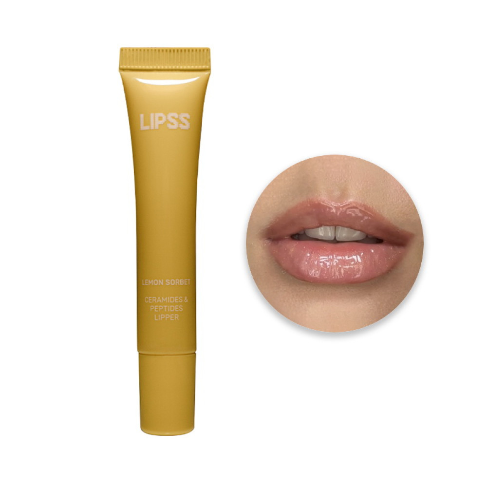 Блиск для губ Lipss Lipper Lemon Sorbet лимонний сорбет 8 мл