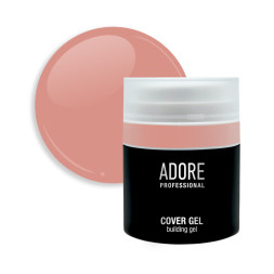 Гель будівельний камуфлюючий Adore Professional Builder Cover Gel 09 Bronzer напівпрозорий бронзовий з вакуумною помпою 30 г